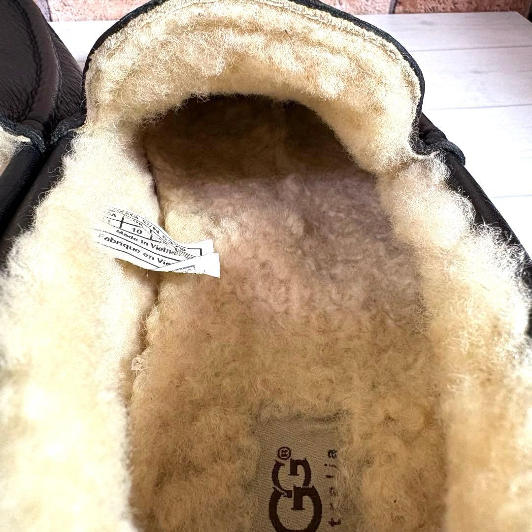 希少■UGG■モカシン■スリッポン 5379 アスコット 本革 シボ革