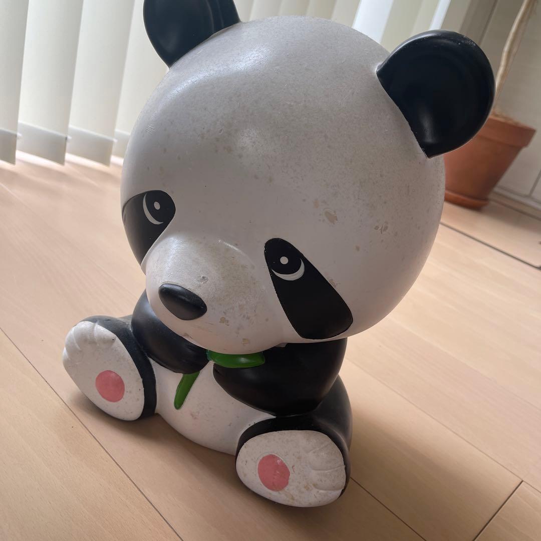 非売品販促レア/企業キャラ/三菱銀行/パンダ/店頭カウンターフィギュア