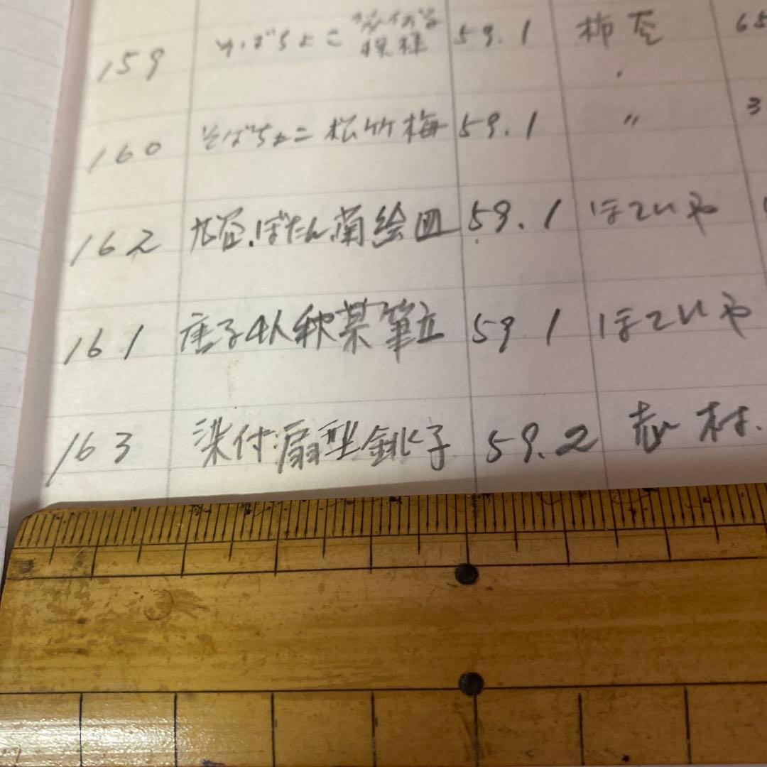 古伊万里扇形酒器