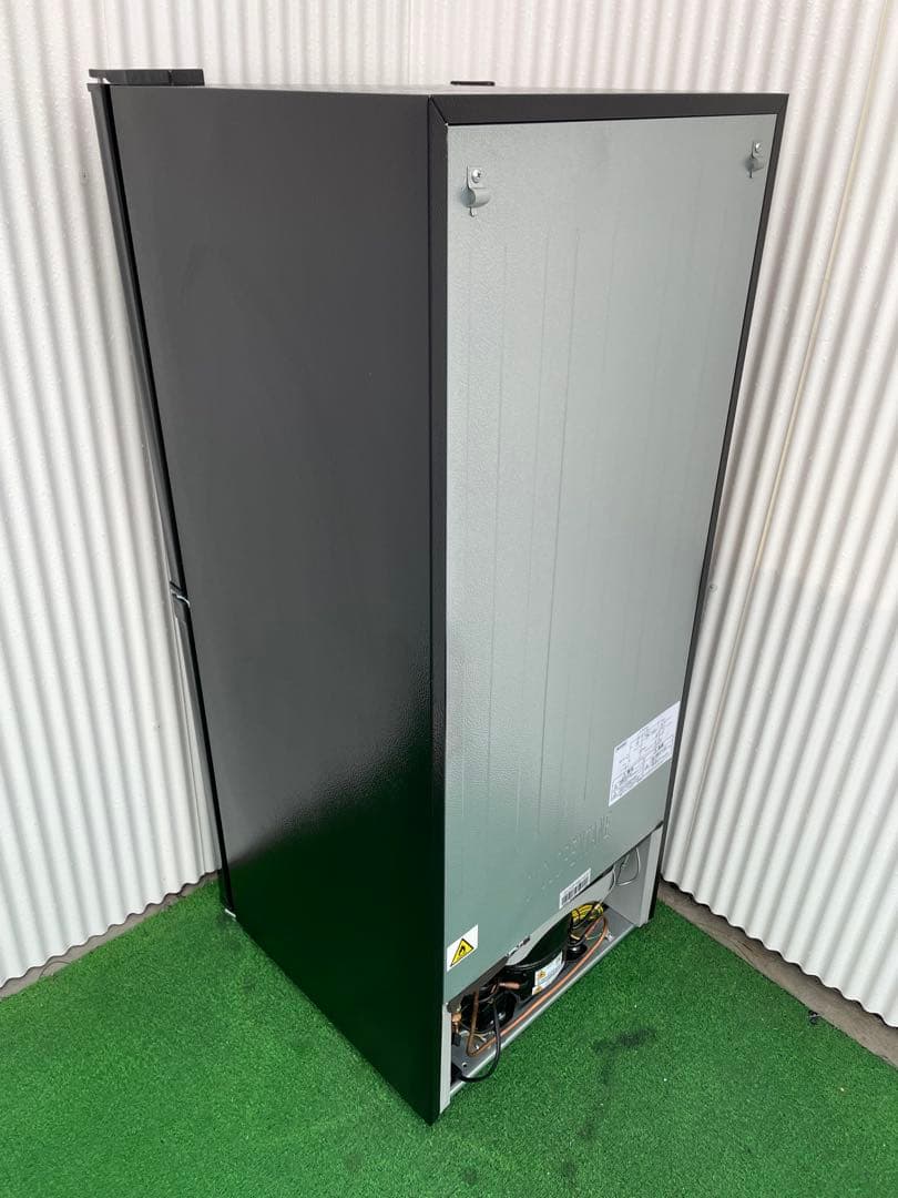 876 アイリスオーヤマ 2ドア冷蔵庫 右開き ブラック 一人暮らし 単身