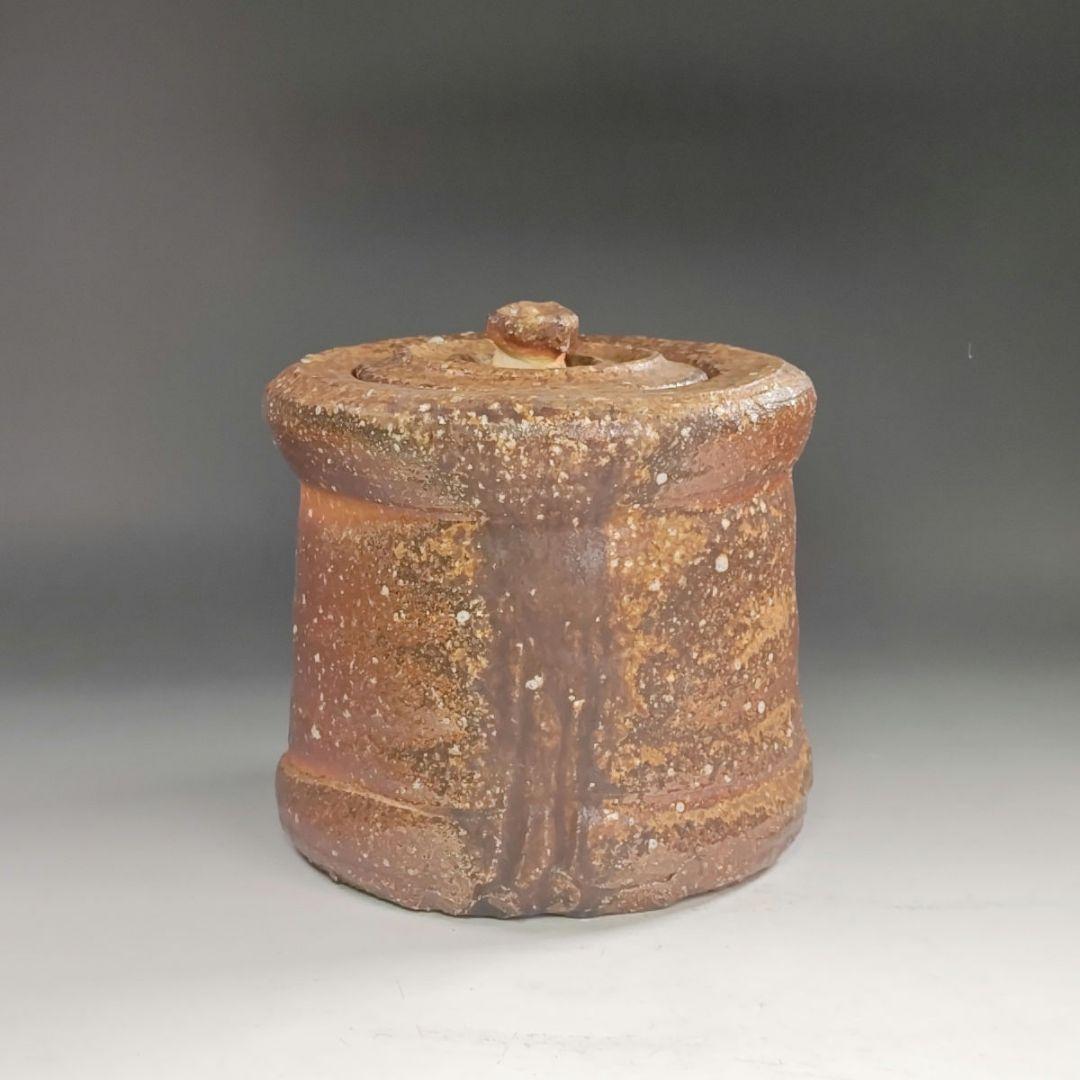 ウ231 水指『古来窯　上田光春』『信楽　水指　共箱』茶道具