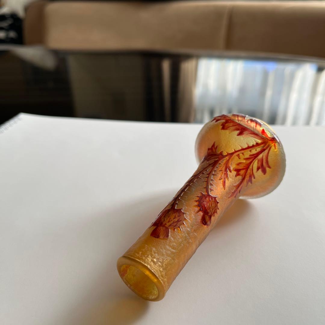 アンティーク　ナンシードーム　花瓶