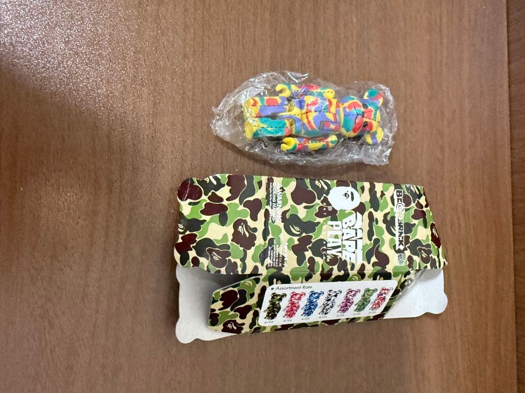 BAPE PLAY bearbrickシークレット　ベアブリック100%