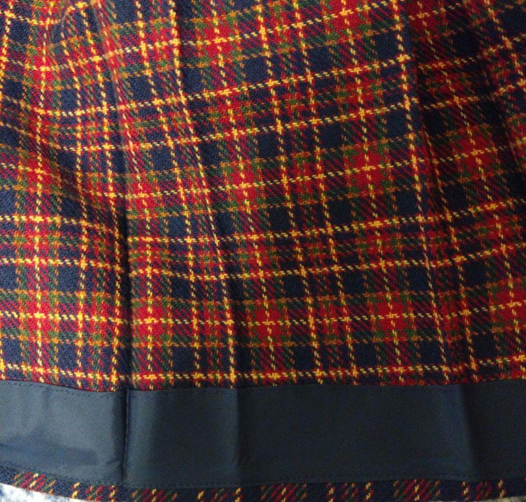 マーガレットハウエル　チェック柄ラップスカート