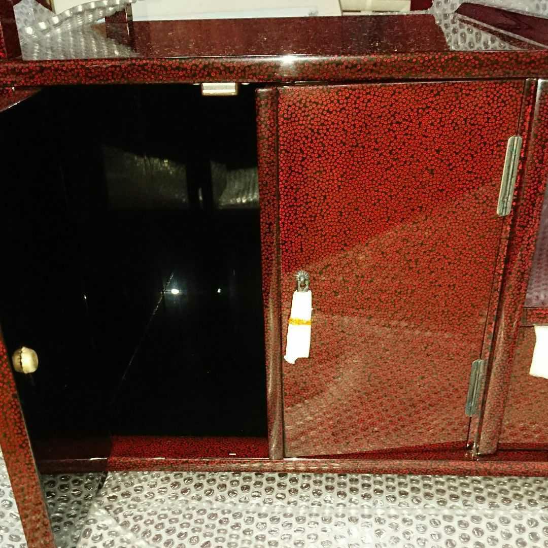 津軽七々子塗飾り棚☆希少極美品未使用品4月31日迄御値引き販売中