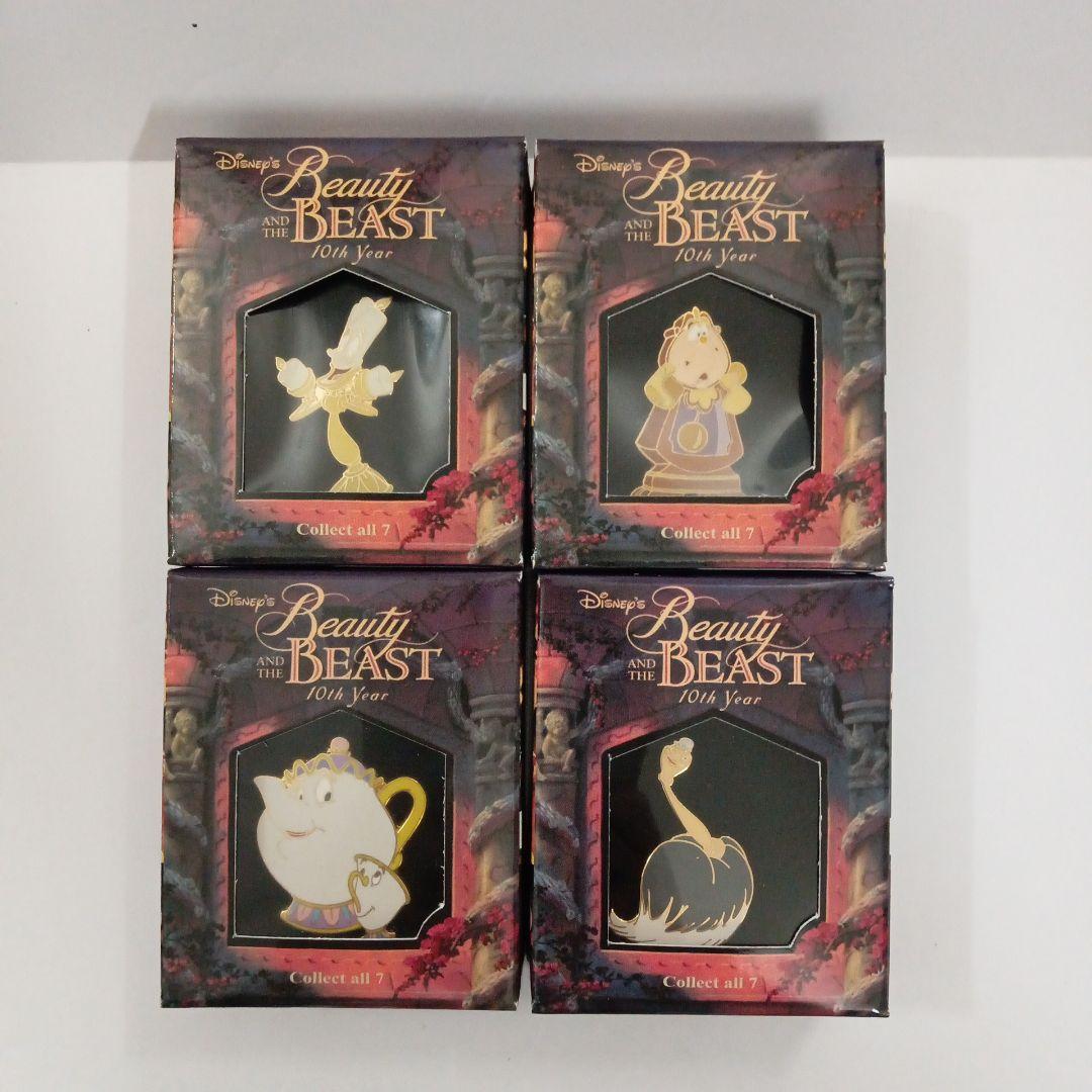 美女と野獣　ピンバッジ　ピンズ　ディズニー　ベル　ルミエール