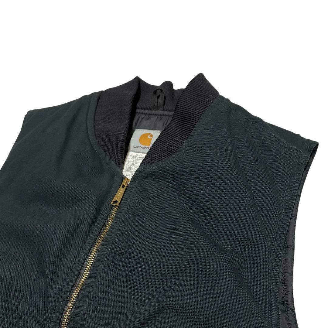 00s　USA製　カーハート　ベスト　V01BLK