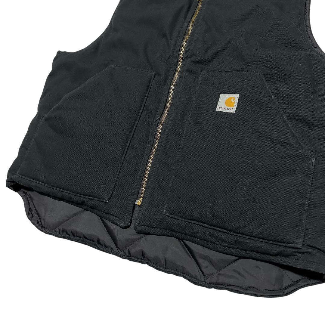 00s　USA製　カーハート　ベスト　V01BLK