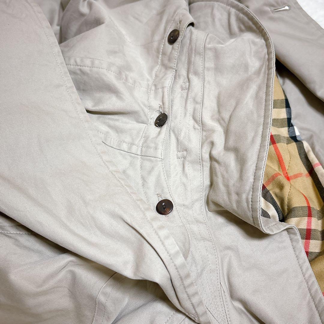 バーバリー プローサム フード付き ハーフコート