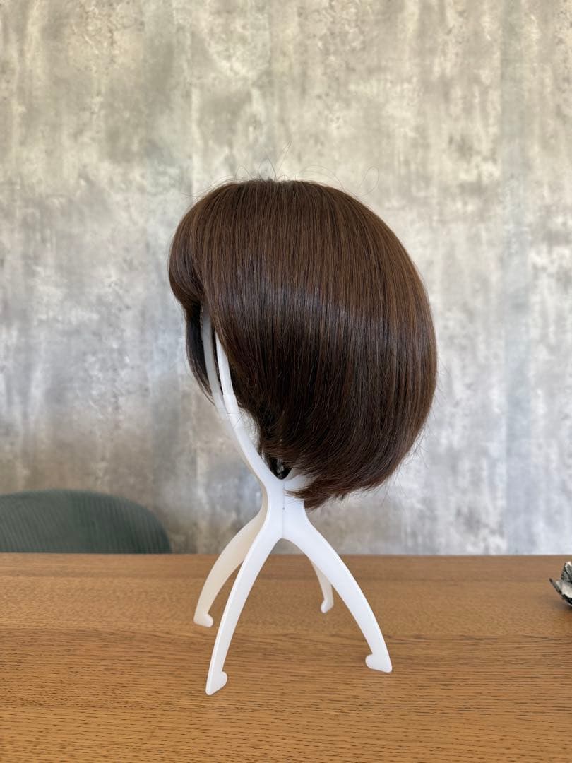 リネアストリア　ショートボブ　人毛MIX　医療用ウィッグ