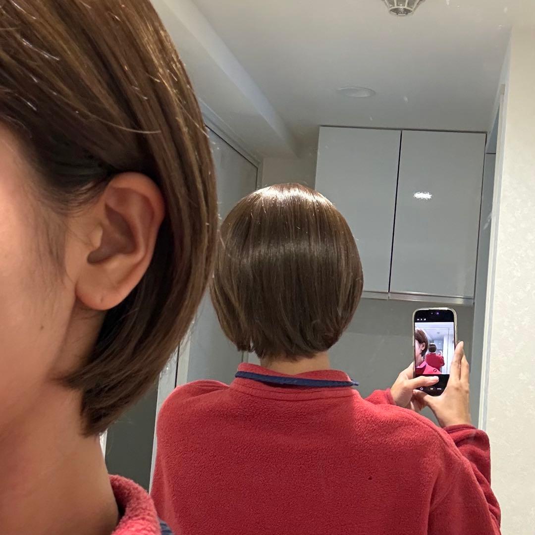 リネアストリア　ショートボブ　人毛MIX　医療用ウィッグ