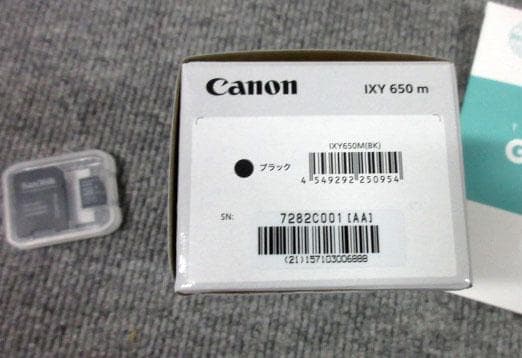 新品　Canon IXY 650 m 長期保証付　SDカード、保護シール付