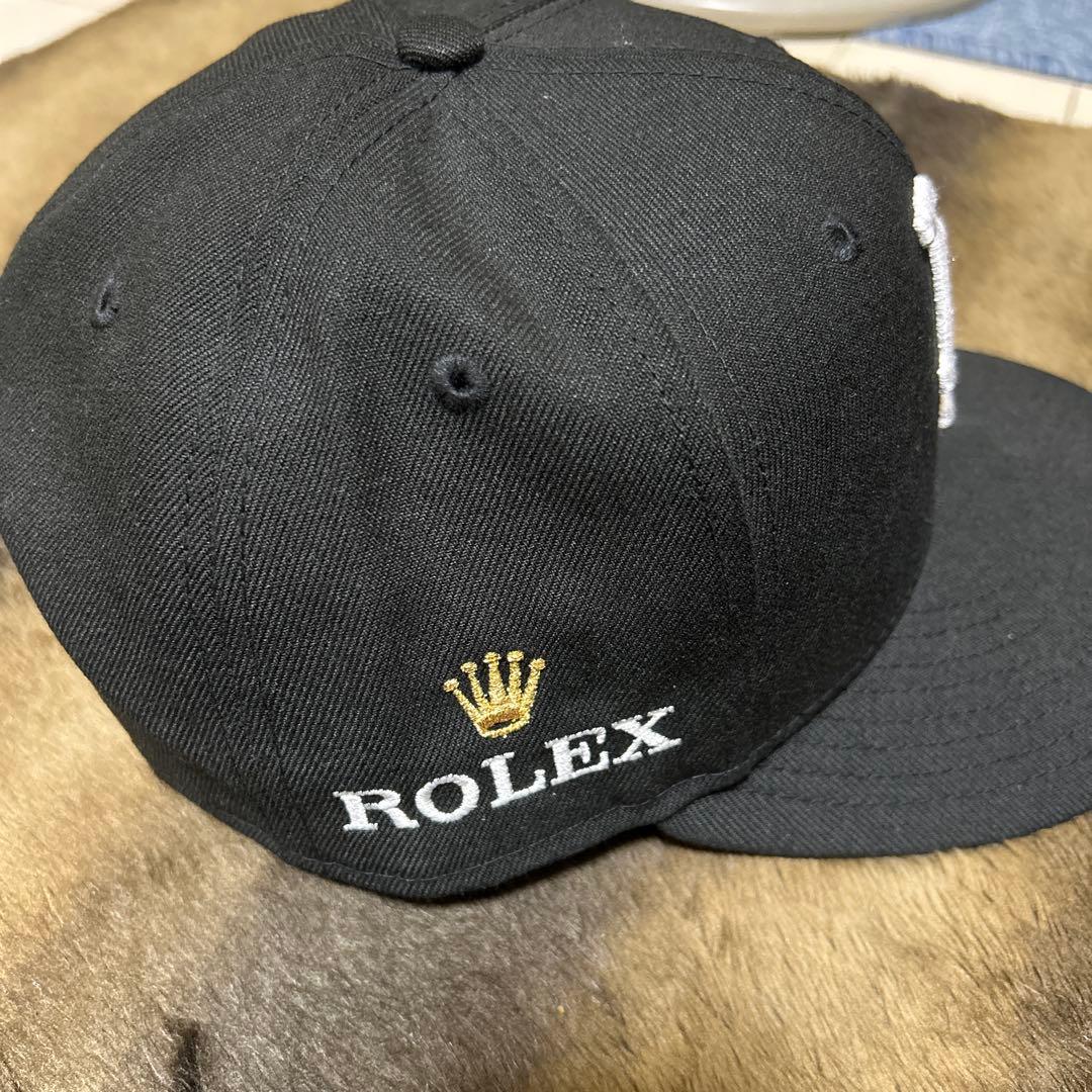 ロレックス×ニューエラ　ドジャースキャップ　ブラック　限定生産