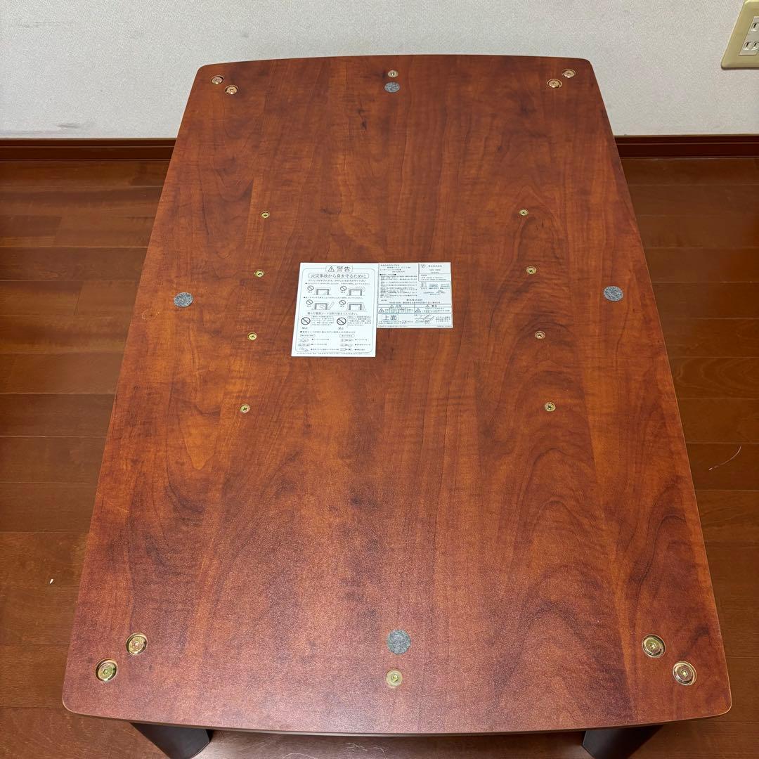 東谷　木製ブラウン長方形こたつ　Pinon ピノン