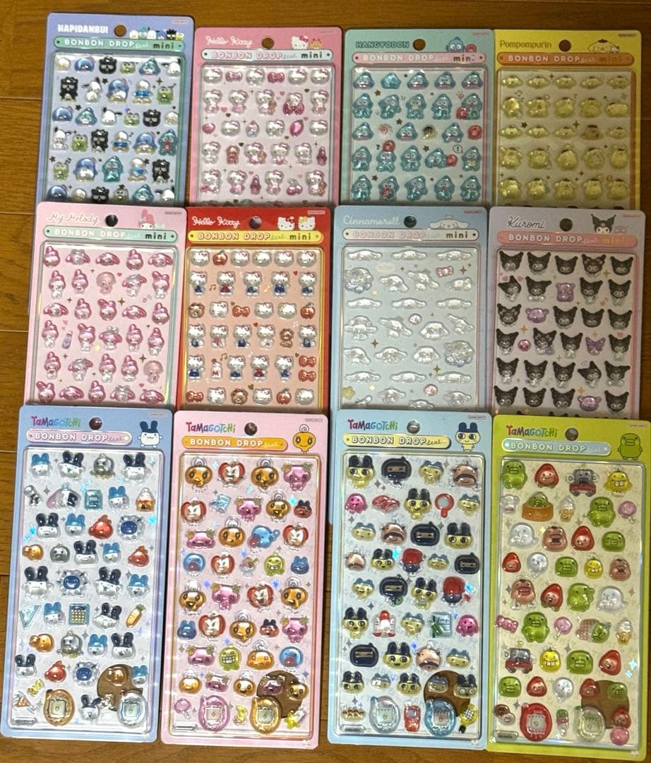 【正規品】ボンボンドロップシールmini 12種セット
