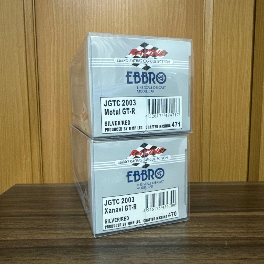 最終値下げ EBBRO エブロ　2003 JGTC R34 GT-R 2台セット