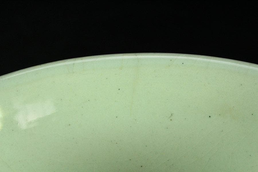 茶道具 永楽和全造 河賓支流 印 柳橋水車紋 仁清焼 鉢 共箱(K-YC526)