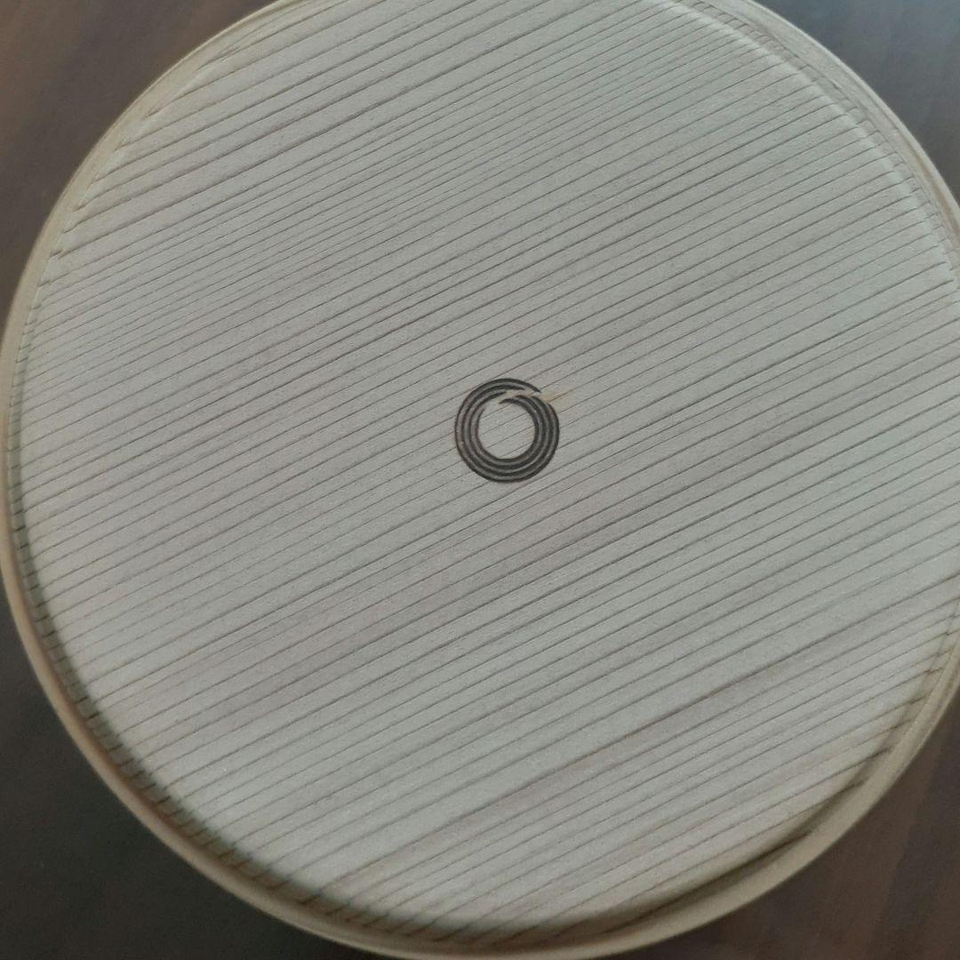 未使用　柴田慶信商店　曲げわっぱ　バターケース　丸　天然杉