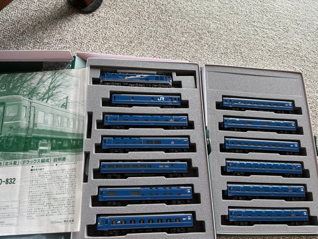 KATO EF510+24系寝台特急「北斗星デラックス編成」 フル編成