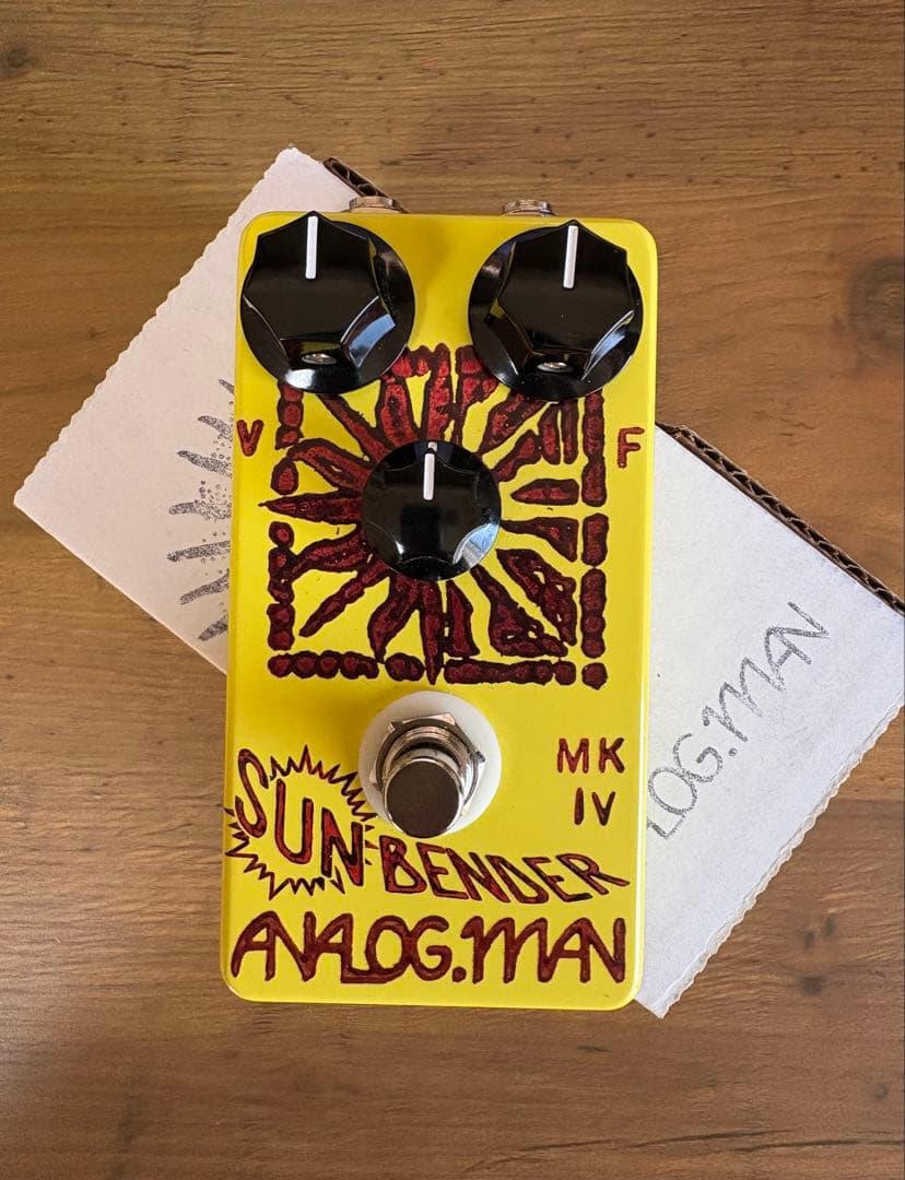 ギター Analogman Sun Bender MK-IV three Mullard