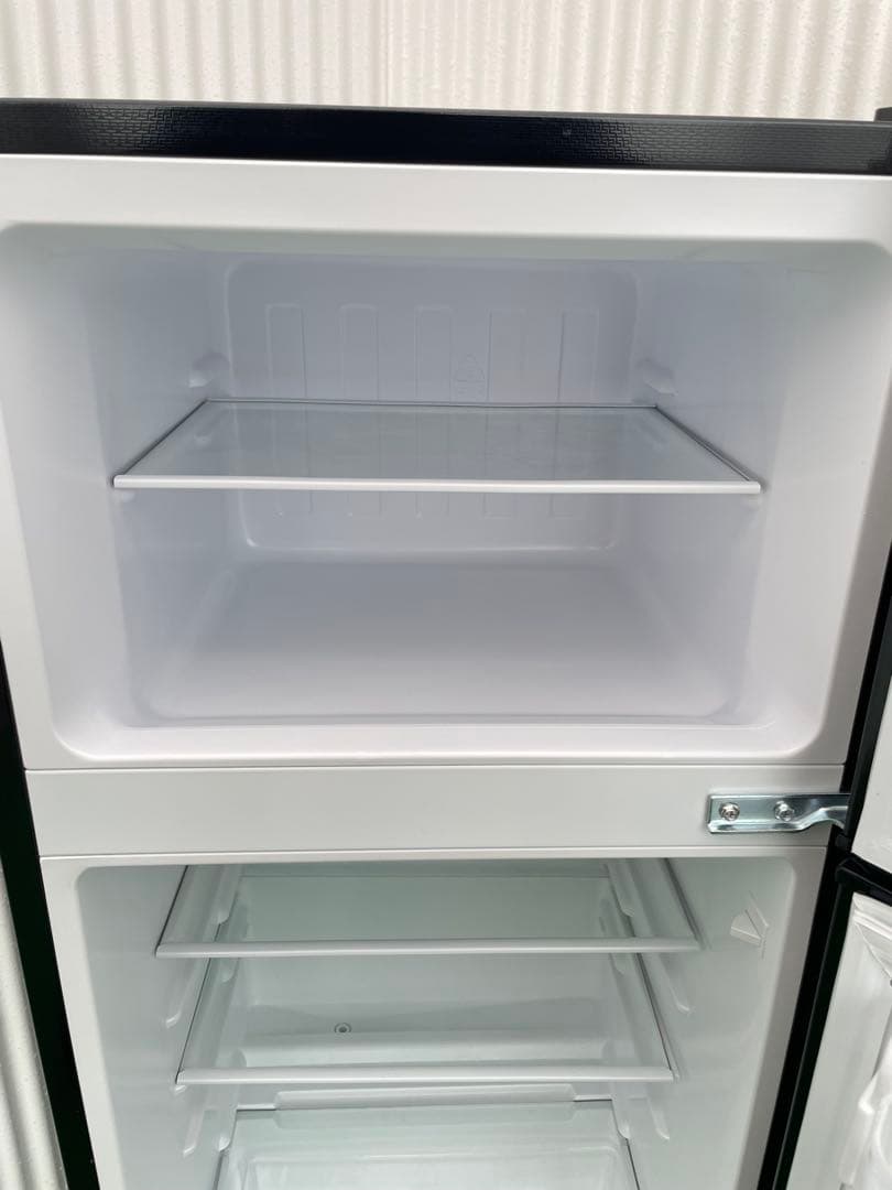 925 ハイアール 130L ブラック 2ドア冷蔵庫 スリム幅 一人暮らし 単身