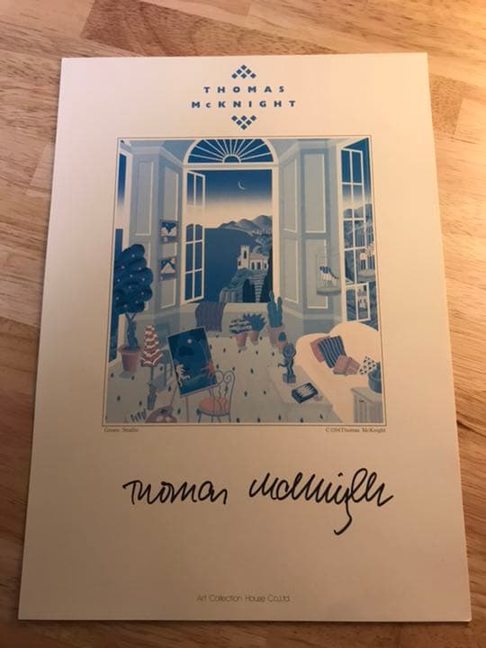 トーマス・マックナイト直筆サイン
