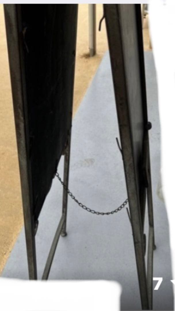 アンティーク♦️大型 アイアン 高級 イーゼル♦️しっかりした 立て看板♦️送料込