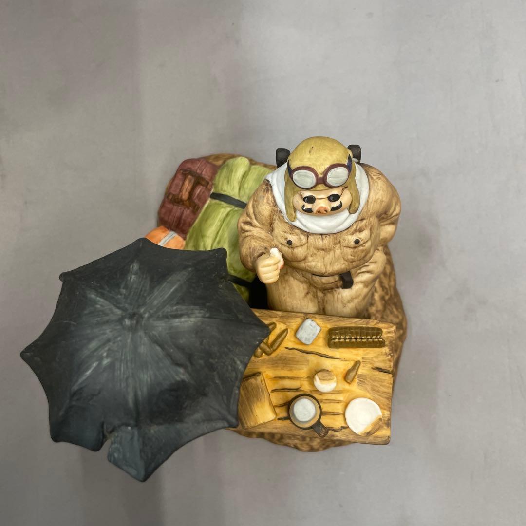 ジブリ　紅の豚　ポルコ·ロッソ オルゴール 陶器