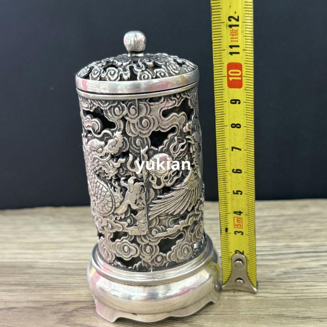 铜器 龙凤呈祥香炉 香道具 装飾品 工芸品 美術品置物