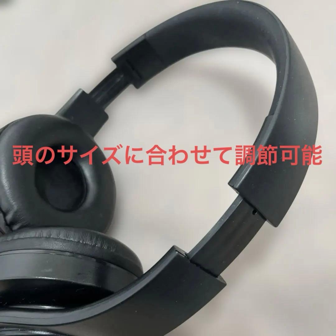 ワイヤレス(有線兼用)ヘッドホン ブラック