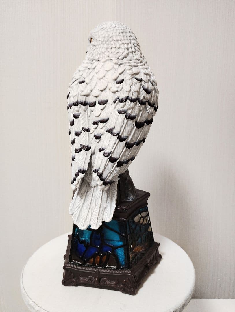 ハリーポッター ヘドウィグ オルゴール ステンドグラス柄 インテリアにも