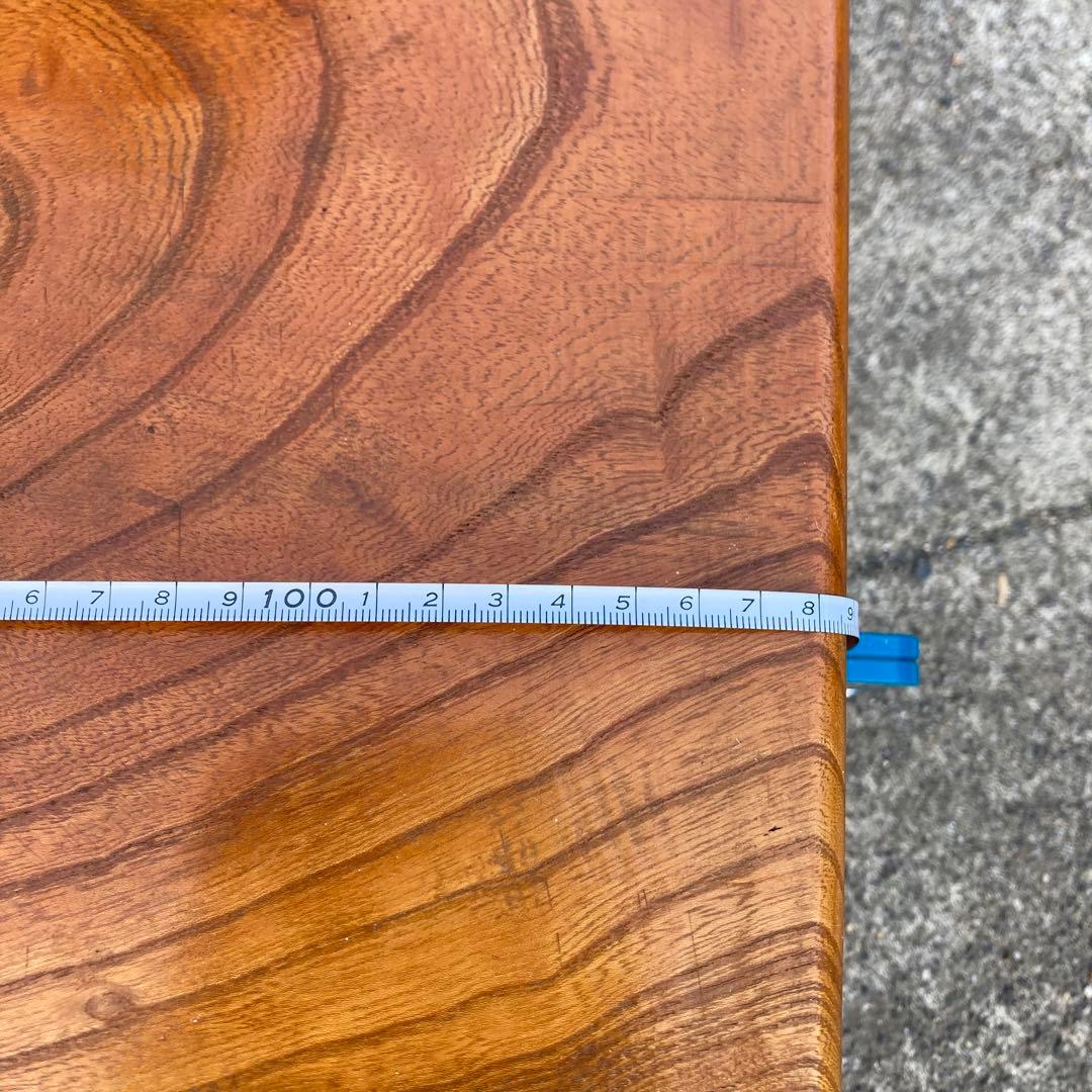 けやき一枚板　天然木テーブル　座卓　台座　欅ローテーブル