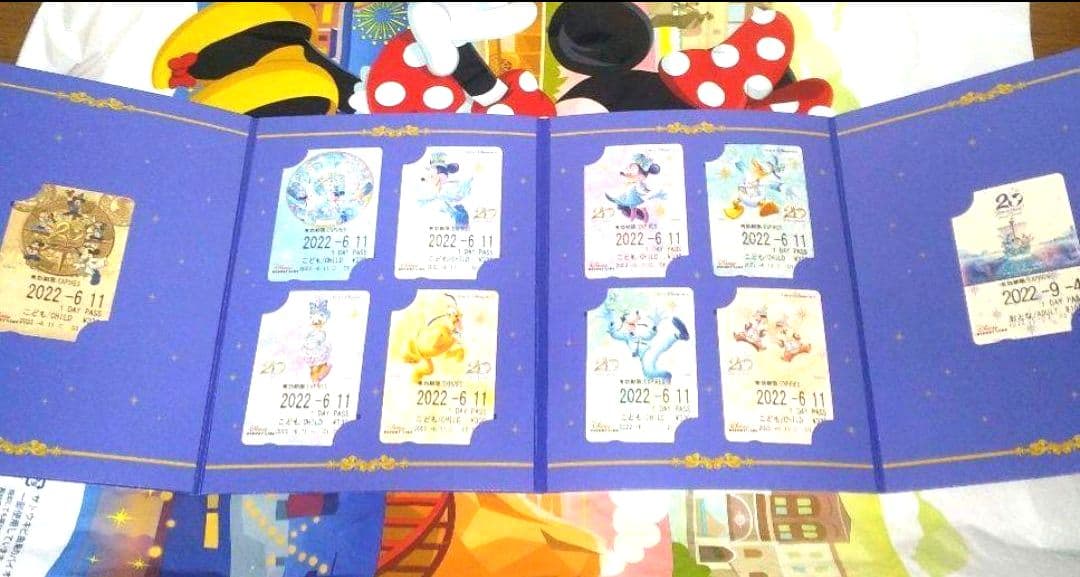 東京ディズニーシー20周年記念　リゾートラインフリーきっぷ　コンプリートセット