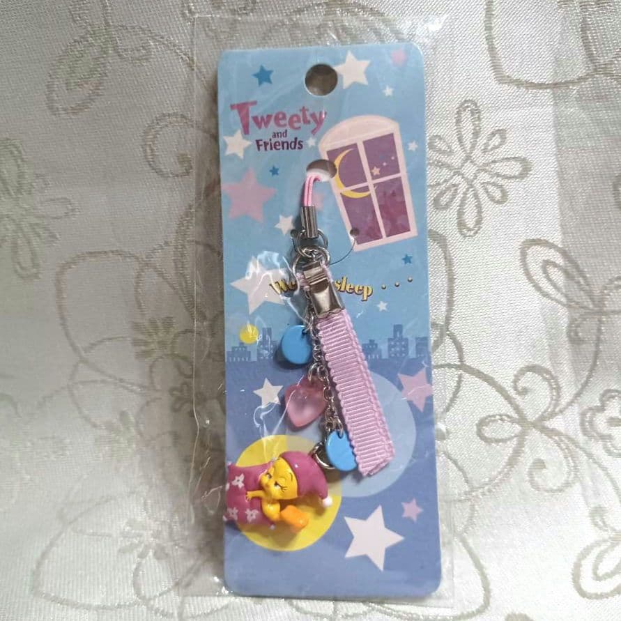 Tweety Friends トゥイーティー　マスコット付 携帯 ストラップ