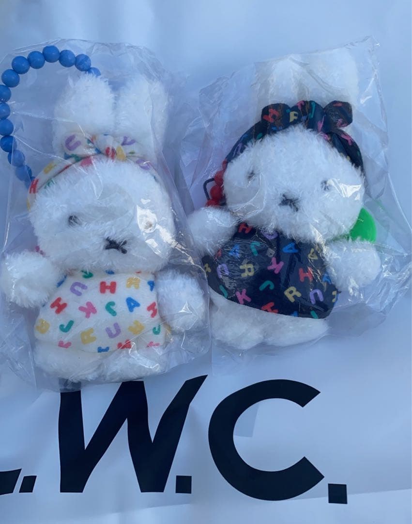 原宿限定 ミッフィー &ミーア　バッグチャーム マスコット2個セット