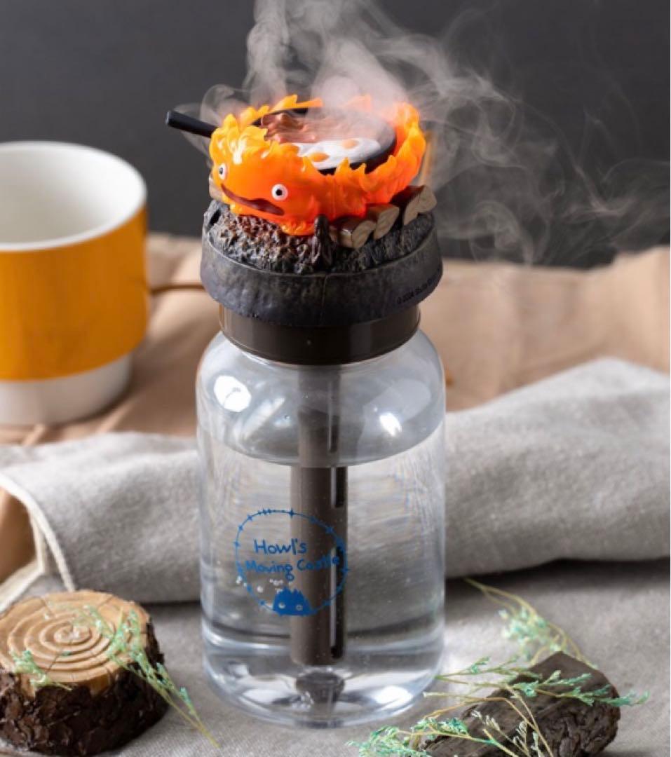 【新品未使用】ハウルの動く城 ちいさな加湿器 カルシファーのベーコンエッグ 1点
