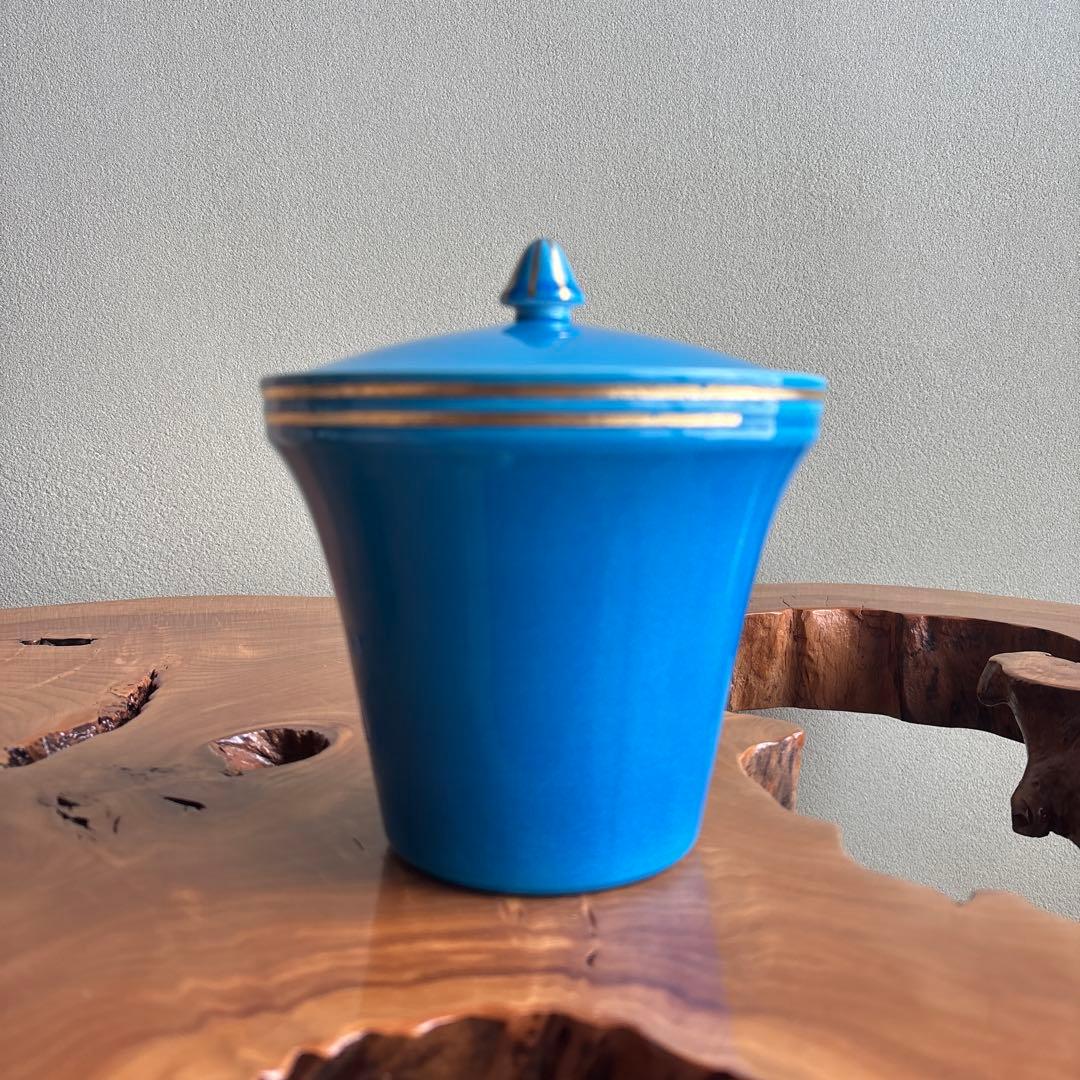 【新品】末広水指 浅黄交趾 御室窯 茶道具 共箱