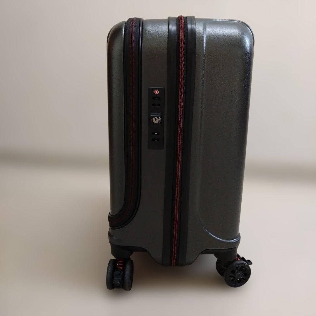 ダークグレー キャリーカート TSAロック付き