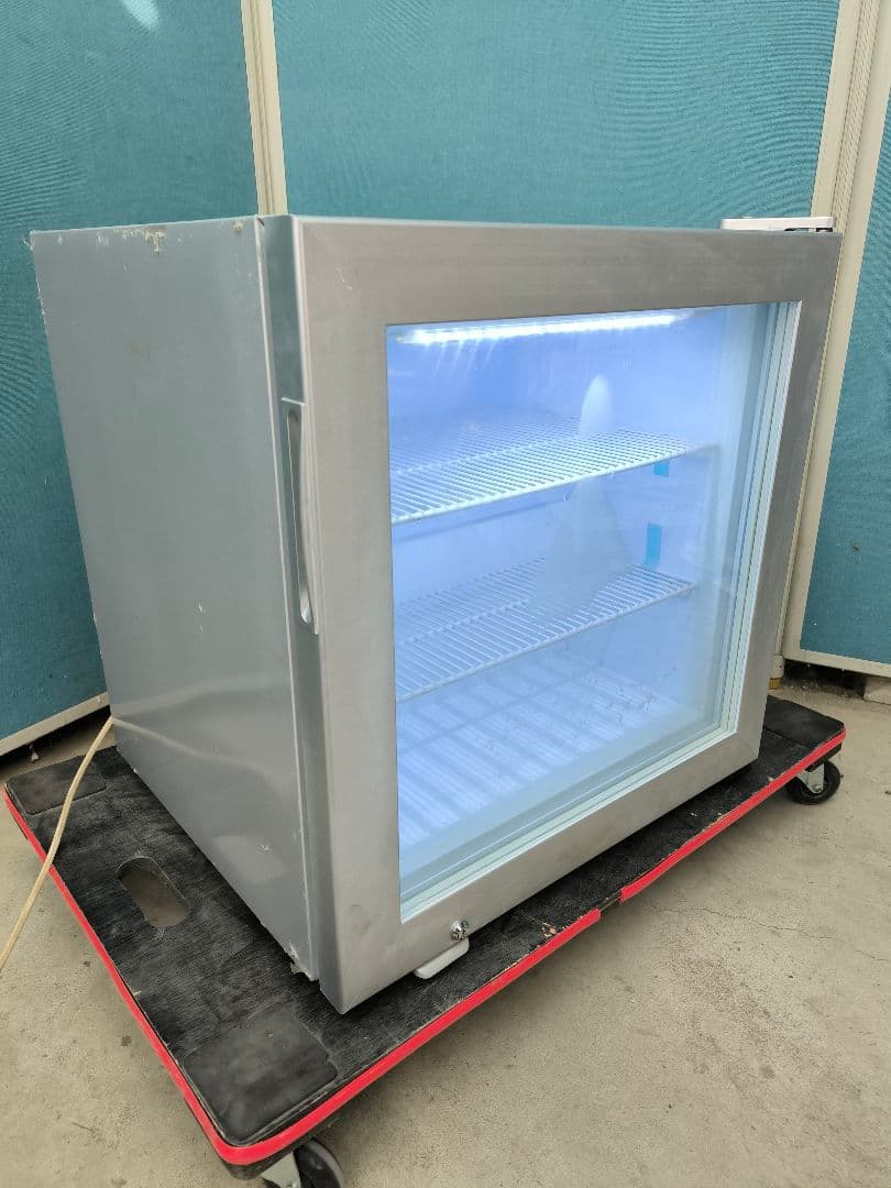 ディスプレイ冷凍庫 55L LEDライト ガラス扉 前開きフリーザー 　SD55