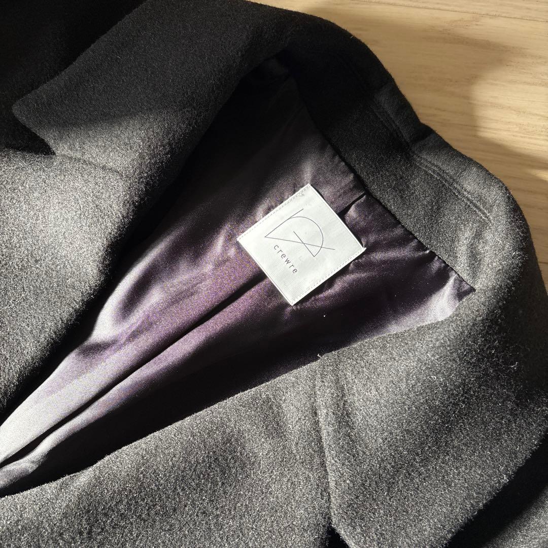 crewre ink BLACKチェスターコート