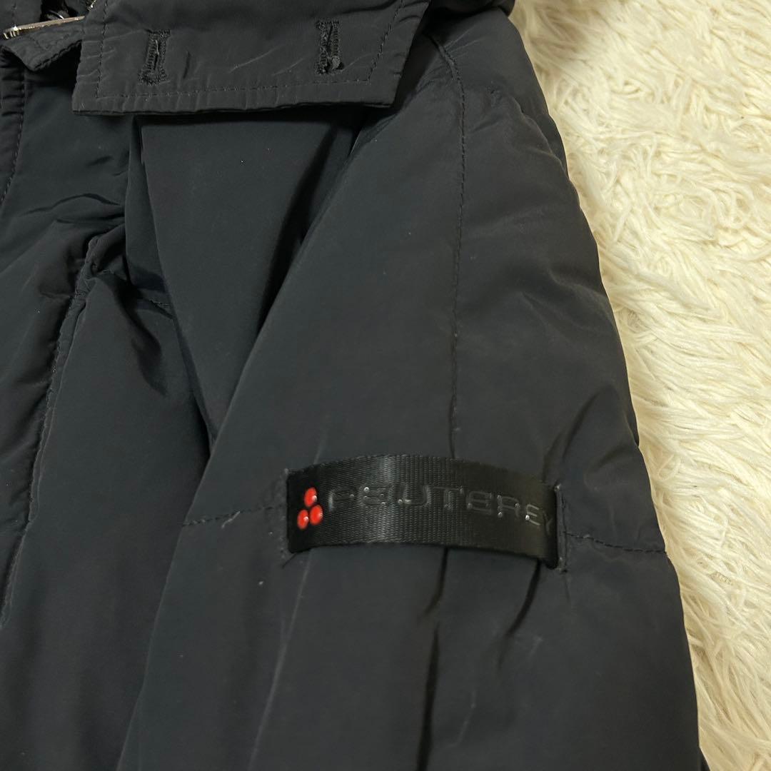 ピューテリー　PEUTEREY ブルゾン　ジャンパー　中綿　フード　ブラック　S