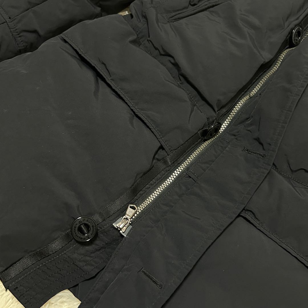 ピューテリー　PEUTEREY ブルゾン　ジャンパー　中綿　フード　ブラック　S