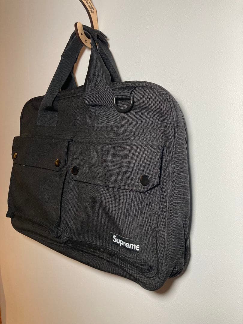 シュプリーム ビジネスバッグ 2way ブリーフケース ブラック 黒