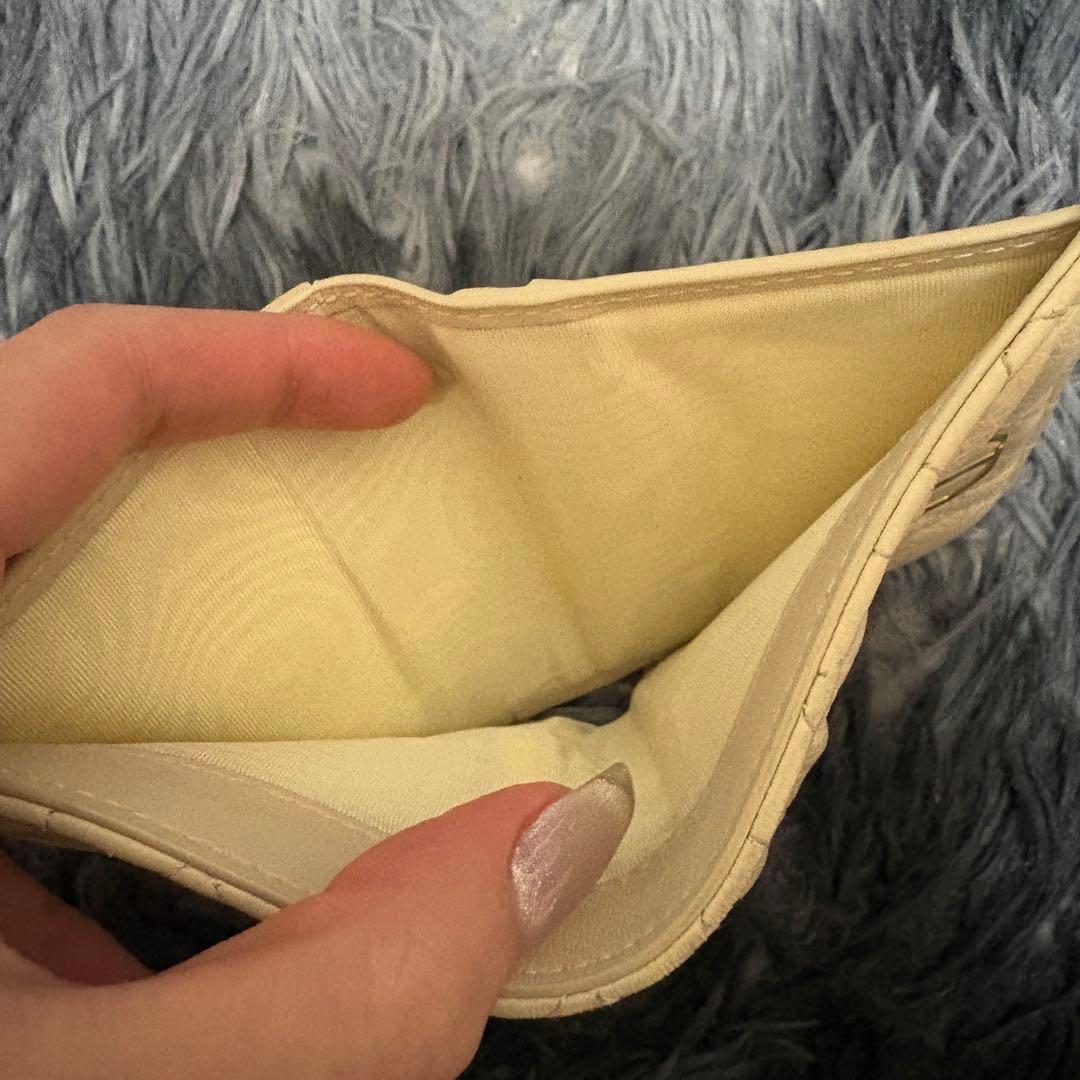 Dior Caro Dahlia ウォレット カナージュ カーフスキン