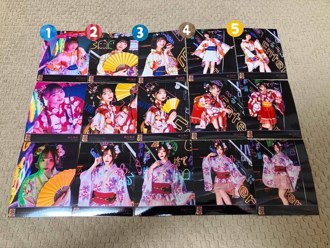 ナナニジ　anniversary live 2024 　踊り子衣装ブロマイド