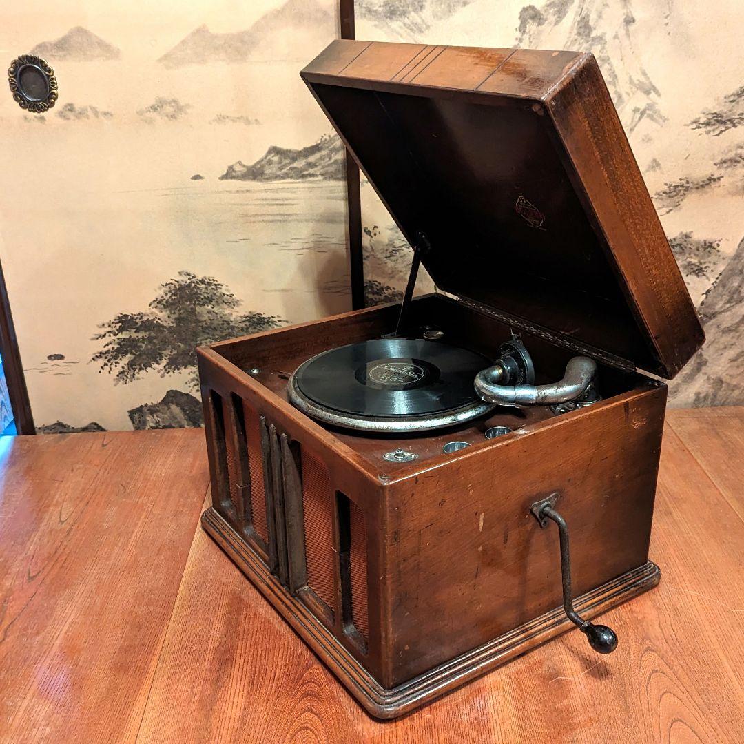 蓄音機　手回し　BOLERO　骨董品　　MADE IN JAPAN　アンティーク