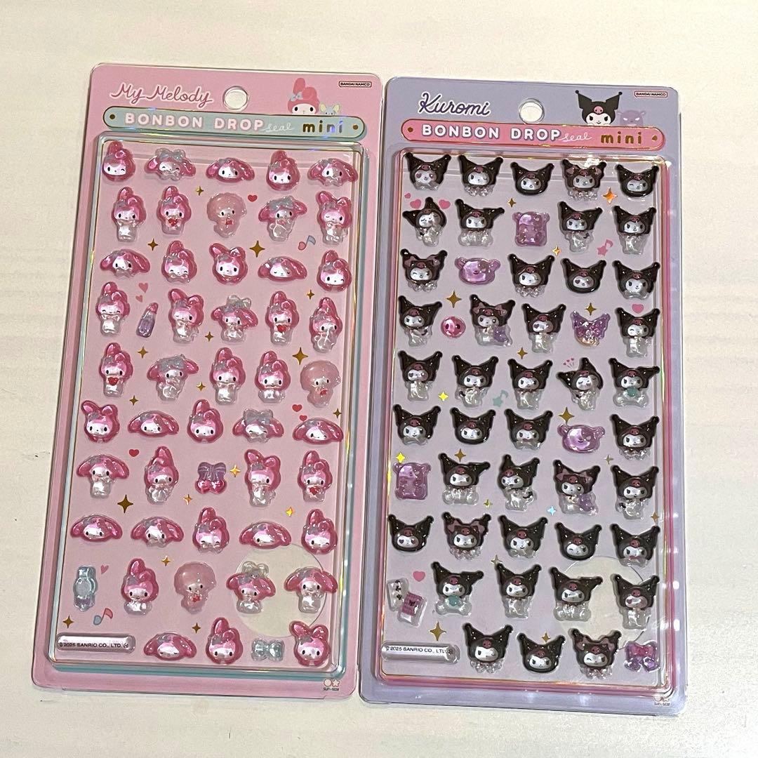 【新品・正規品】ボンボンドロップシールミニ サンリオ ８種セット