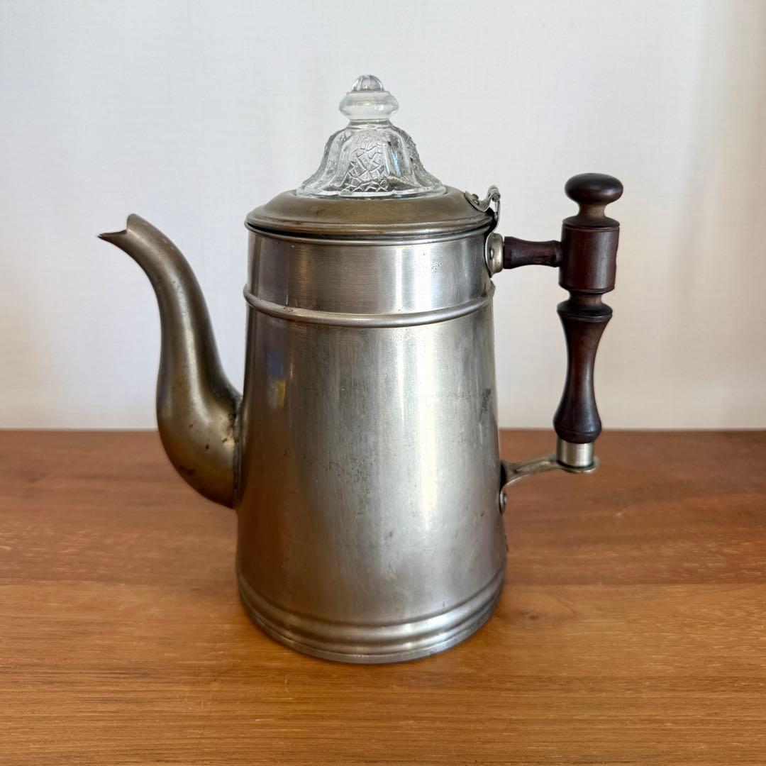 【希少・和骨董】JKS&CO KS アルミパーコレーター アンティーク コーヒー