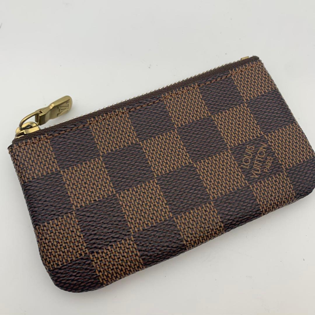 LOUIS VUITTON ダミエ ポシェット クレ キーリング付