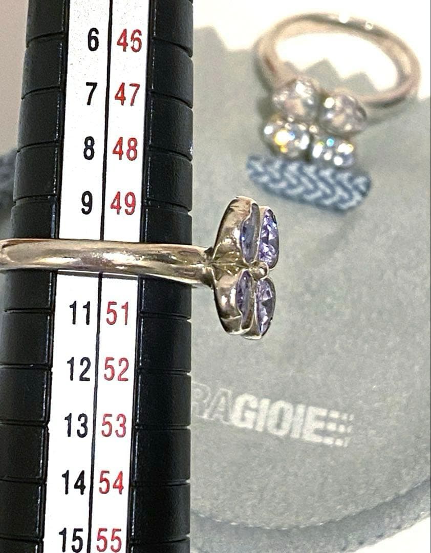 ナラジョイエ メッサジオ リング クローバー 限定 シルバー